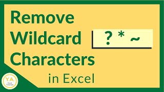 How to Remove Wildcard Characters in Excel Using Find amp Replace – Tutorial [upl. by Aihsa]