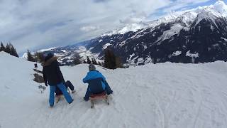 Najduza staza za sankanje na svijetu 14 km  WILDKOGEL ARENA Bramberg am Wildkogel [upl. by Gwendolen762]