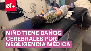 Exigen justicia para menor con daño cerebral por negligencia médica  N [upl. by Lewes963]