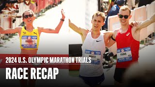 2024 US Olympic Marathon Trials Recap [upl. by Stone189]