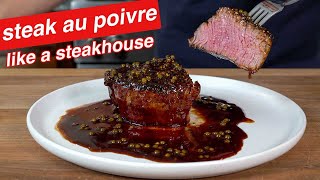 The Secret to STEAK AU POIVRE Is NOT What You Think [upl. by Wallinga]