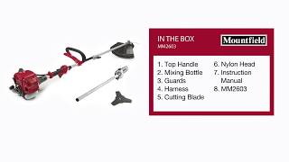 Assembly of Mountfield MM2603 Multi Tool 3 in 1 [upl. by Omrellig]