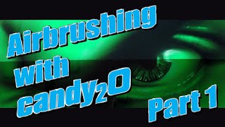 Airbrush Tutorial Airbrushing with Candy2o Part 1 [upl. by Akinert]