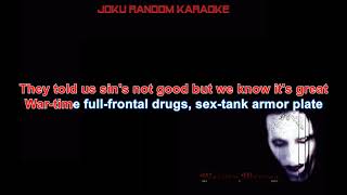 Marilyn Manson  mOBSCENE Karaoke [upl. by Silvanus]