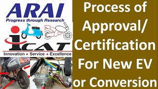 How to get ARAI Approval for EV  homologation of vehicles  homologation testing  homologation car [upl. by Naiditch]