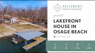 VACATION RENTAL  Lakefront House Next to Camden On The Lake [upl. by Aihtebat]