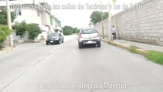 Diferencia entre las calles de Tecámac y las de Ecatepec y en ambos gobierna Morena [upl. by Clarette]