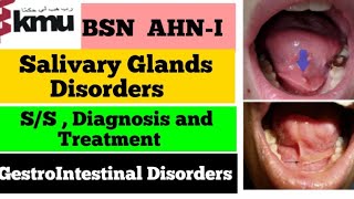 Salivary gland Disorders  Gastrointestinal Disorders  Adult Health NursingI  AHN By Farman [upl. by Anesuza]