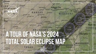 A Tour of NASA’s 2024 Solar Eclipse Map [upl. by Siloam]