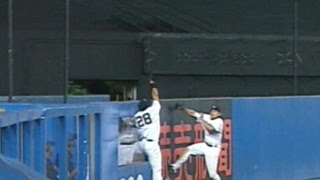 Melky robs Manny of gametying home run [upl. by Anyak]