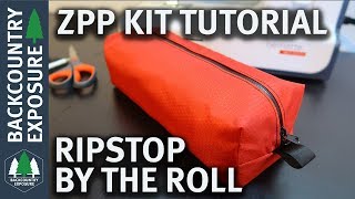 ZPP Kit Tutorial  Ripstop By The Roll  How To Sew The ZPP Kit [upl. by Noiemad]