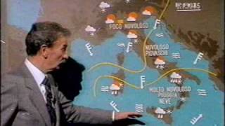 Colonnello Andrea Baroni previsioni meteo gennaio 1985 in edizione completa 3 minuti e mezzo [upl. by Brass]