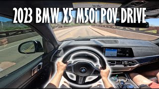 2023 BMW X5 M50i POV Drive Car Audio Only  4K [upl. by Heater104]