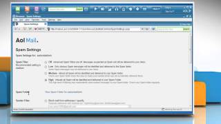 How to configure spam settings in AOL® Mail [upl. by Lantha]