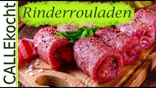 Beste Rinderrouladen einfach selber machen Omas Rezept für Rouladen [upl. by Fawcette]