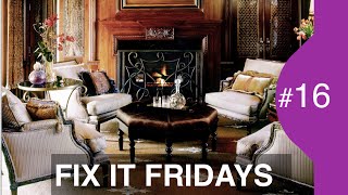 Living Room Decorating Ideas  Interior Design  Fix It Fridays 16 [upl. by Revell]