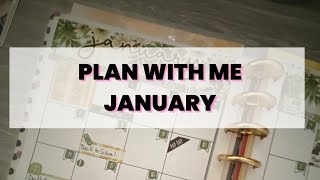 Plan With Me January Monthly [upl. by Monney]