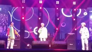 MONT in India  Kpop band MONT singing Bollywood songs at HIMF 2018 [upl. by Orms]