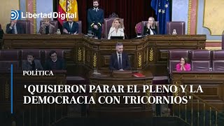 Un diputado del PSOE acusa de golpismo al Partido Popular y recuerda a Tejero [upl. by Rabjohn611]