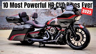 10 Most Powerful Harley Davidson CVO Bikes Ever 2025 [upl. by Kcirred426]