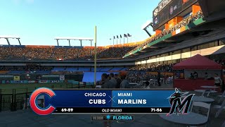 MLB The Show 24 PS5 Miami Marlins Season Game 128 CHC  MIA [upl. by Nairb945]