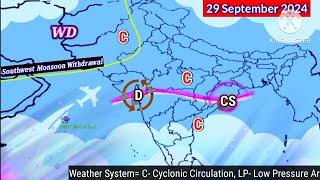 25 Day Weather System Map Forecàst South Asia 🌏 Monsoon Active Depression [upl. by Nohsram]