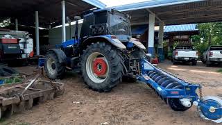 new holland TM120 ติดเทอโบทดลองรถ รถไถ 120 แรงม้า [upl. by Sivaj868]