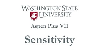 Sensitivity BenzeneToluene Example  Aspen Plus V11 [upl. by Acinorehs]