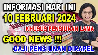 KABAR GEMBIRA  KENAIKAN GAJI PENSIUNAN 2024 DIRAPEL [upl. by Harberd]