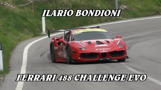 SALITA TRENTO  BONDONE 2024  ILARIO BONDIONI  FERRARI 488 CHALLENGE EVO  VIDEO BELLUNOVIDEO [upl. by Narcho]