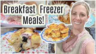 Make Ahead Breakfast freezer Meals Perfect For Back To School [upl. by Ariahaj]