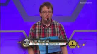 Spelling Bee 2014   kabaragoya Kid Celebrates Prematurely At Scripps National Spelling Bee [upl. by Rasla]