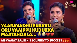 Yaaravadhu Enakku Oru Vaaippu Kudukka Maatangala😭😭💔💔 Aishwarya Rajeshs journey to success ❤️  JFW [upl. by Tadio]