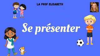 Je me présente Savoir se présenter en français Niveau A1 de FLE  Delf A1  😍 English subtitles [upl. by Bettencourt]