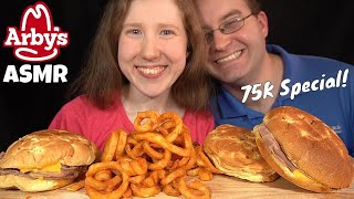 ASMR ARBYS ROAST BEEF SANDWICH MUKBANG No Talking EATING SOUNDS [upl. by Arin426]