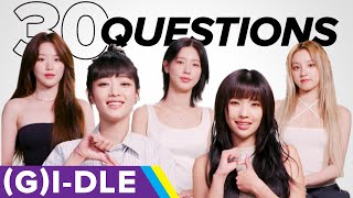 GIDLE Answers 30 Questions As Quickly As Possible [upl. by Aneerahs]