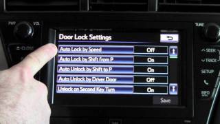 2012  Toyota  Prius V  Auto Locking Settings  How To By Toyota City Minneapolis MN [upl. by Marolda]