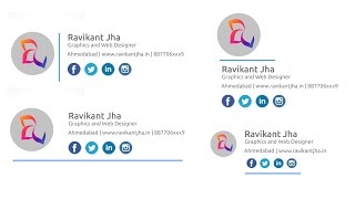 How To Create an email Signature With logo  Gmail [upl. by Lenzi104]