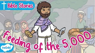 The Loaves and Fishes Feeding the 5000  Bible Stories for Kids [upl. by Oramug968]