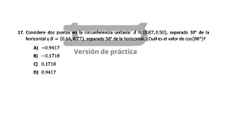 Pregunta 17 Matemáticas Guía EXACER COLBACH 2024 [upl. by Dnob901]