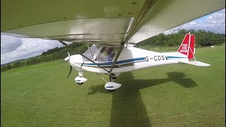 Flight in a C42 microlight from Deanland Flight Sport Aviation [upl. by Irec]