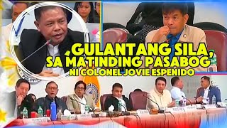 VIRAL VIDEO NI COLONEL JOVIE ESPENIDO PATUNGKOL SA PAGAMIN NYA SA ANG PNP [upl. by Ramma]