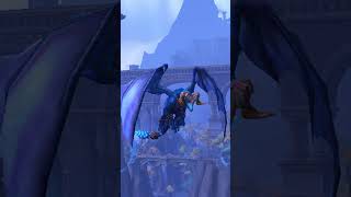 Tarecgosa’s Visage can hover in the air but it has lame skyriding animations worldofwarcraft [upl. by Clo12]