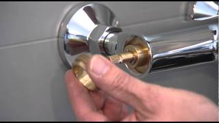 Exposed bath shower mixer  Flow diverter valve maintenance and replacement [upl. by Mendy]