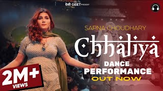 Chhaliya  Sapna Choudhary Dance Performance  New Haryanvi Songs Haryanavi 2024 [upl. by Odranreb]