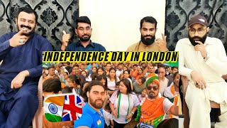 THIS IS HOW INDIANS CELEBRATE INDEPENDENCE DAY IN LONDON 🇮🇳 🇬🇧 PakistaniReaction [upl. by Gschu]