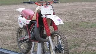 1984 yamaha yz250 on track [upl. by Isolde90]