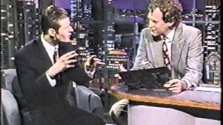 Crispin Glover on Letterman  3rd Appearance 1990  Good quality [upl. by Bodrogi]