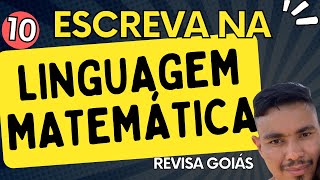 Escreva a equação que traduz o enunciado em cada item REVISA GOIÁS 1° ano Professor Euler Matemática [upl. by Killie]