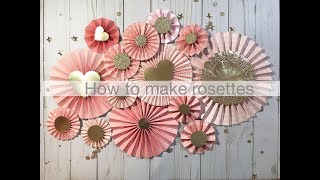 How to make Rosettes  Rosette Tutorial [upl. by Amikahs]